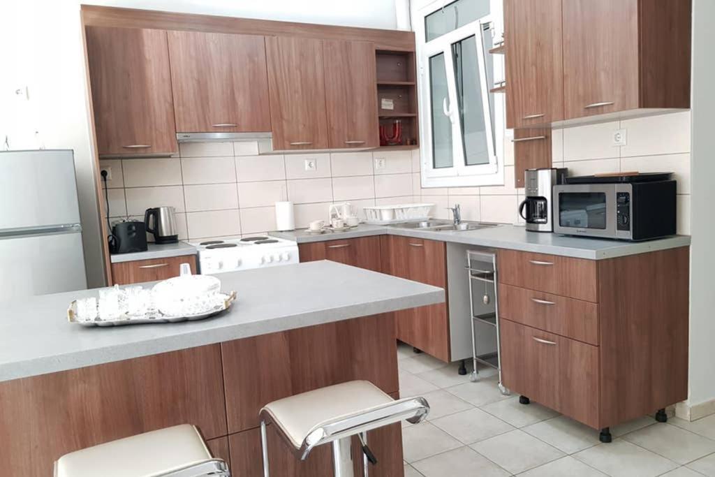 A Great Stay At A Comfortable Large Apartment เอเธนส์ ภายนอก รูปภาพ